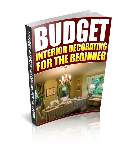 Product picture Budget Interior Decorating for the Beginner 